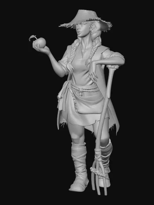 3D model for The Harvest Maiden