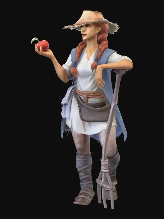 3D model for The Harvest Maiden