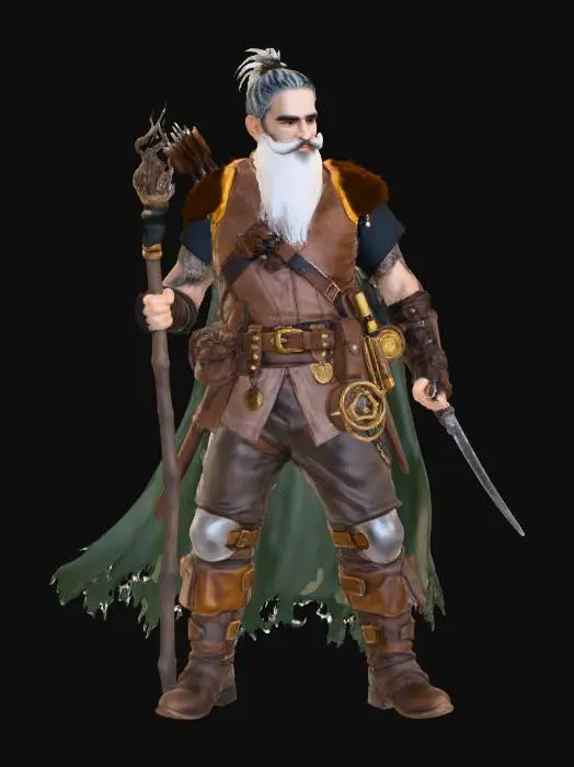 3D model for Sparrow the Underdark Guide