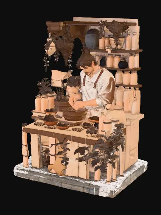 3D model for Herbal Alchemist's Sanctuary