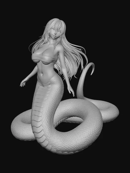 3D model for Violet Serpent Siren
