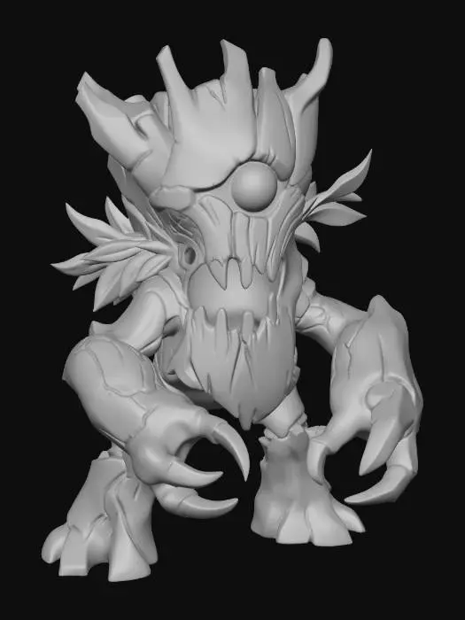 3D model for Emberroot Golem