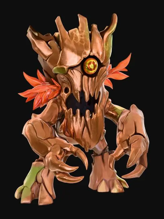3D model for Emberroot Golem