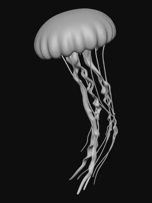 3D model for Crimson Lantern Jelly