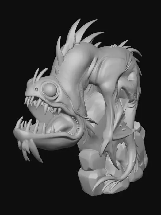 3D model for Nebula Wyrm