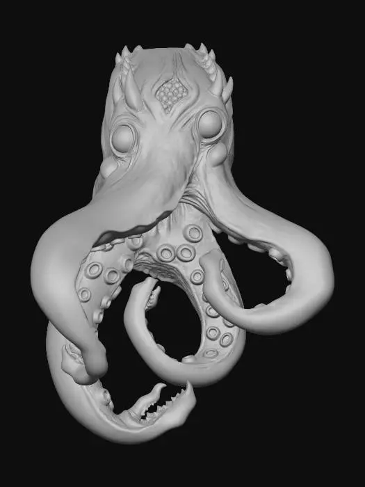 3D model for Cerulean Kraken