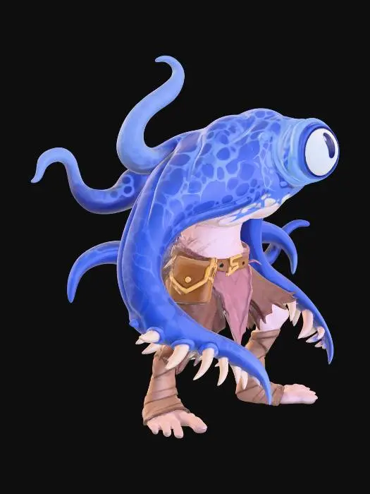 3D model for Azure One-Eyed Wanderer