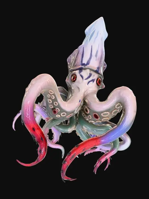 3D model for Crimson Kraken
