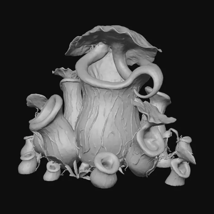 3D model for Enchanted Carnivorous Garden