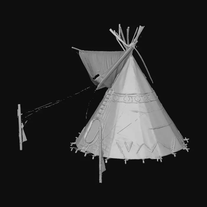 3D model for Teepee in the Meadow