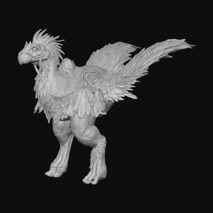 3D model for Feathered Courier