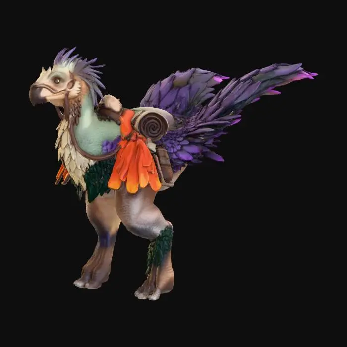 3D model for Feathered Courier