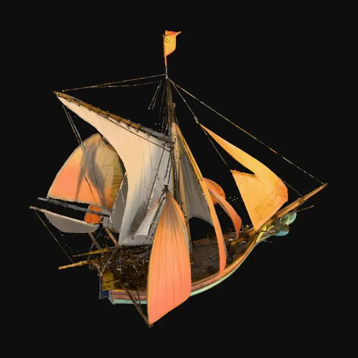 3D model for Sunlit Sails