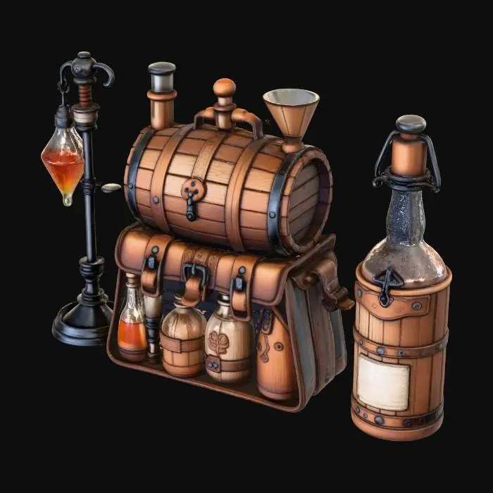 3D model for Alchemist's Workshop