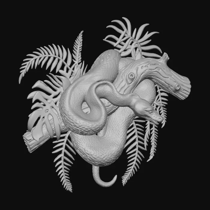 3D model for Jungle Coil