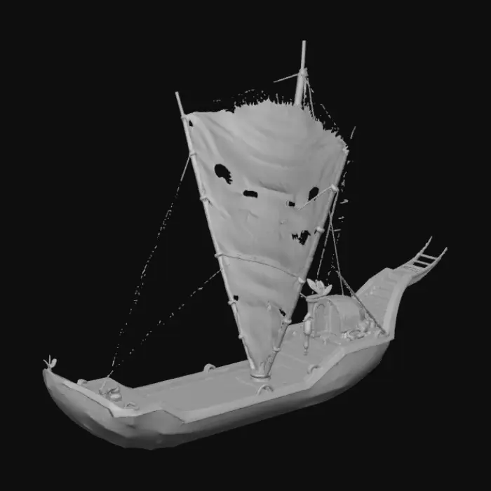 3D model for Desert Sailboat