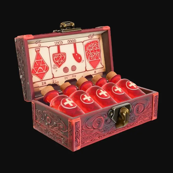 3D model for Potion Chest