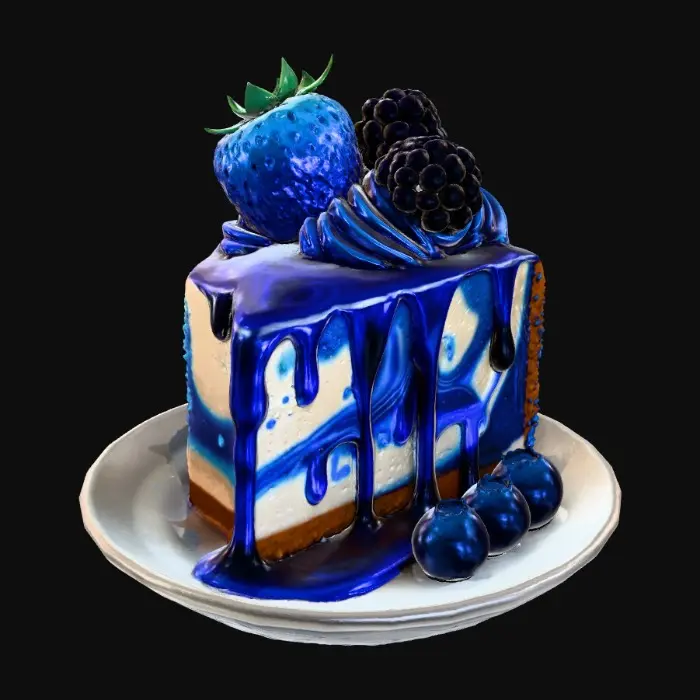 3D model for Blueberry Swirl Delight