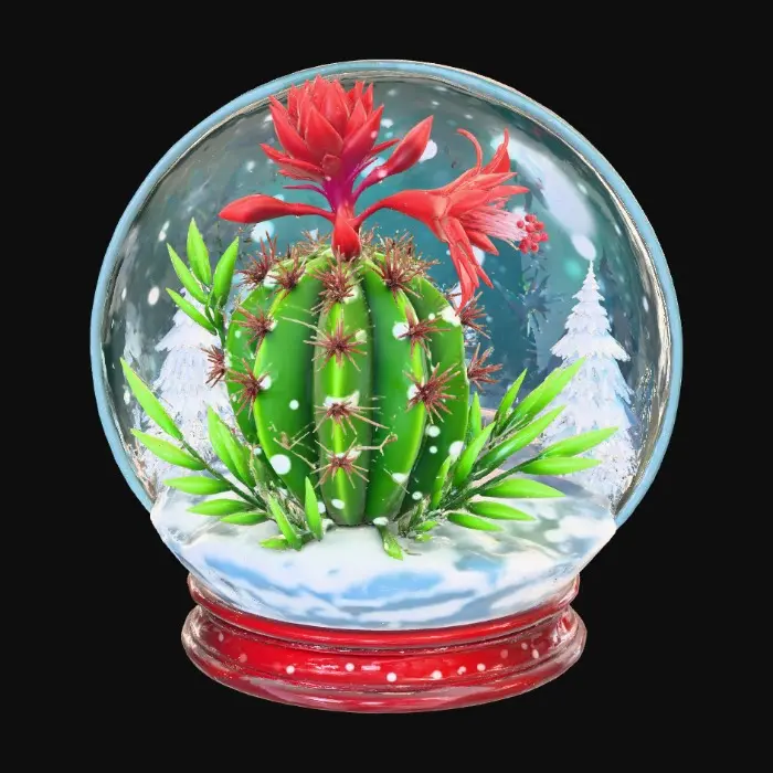 3D model for Desert Snowglobe, #Christmas2025#