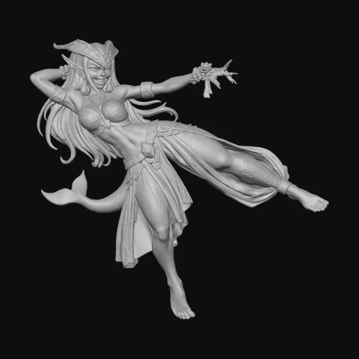 3D model for Orcana, belly dancer attire