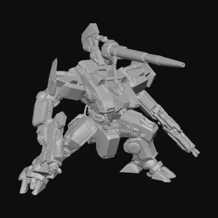 3D model for Mech Battle Arena