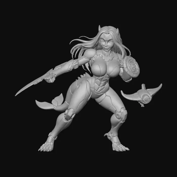 3D model for Orcana the Orca Transformer