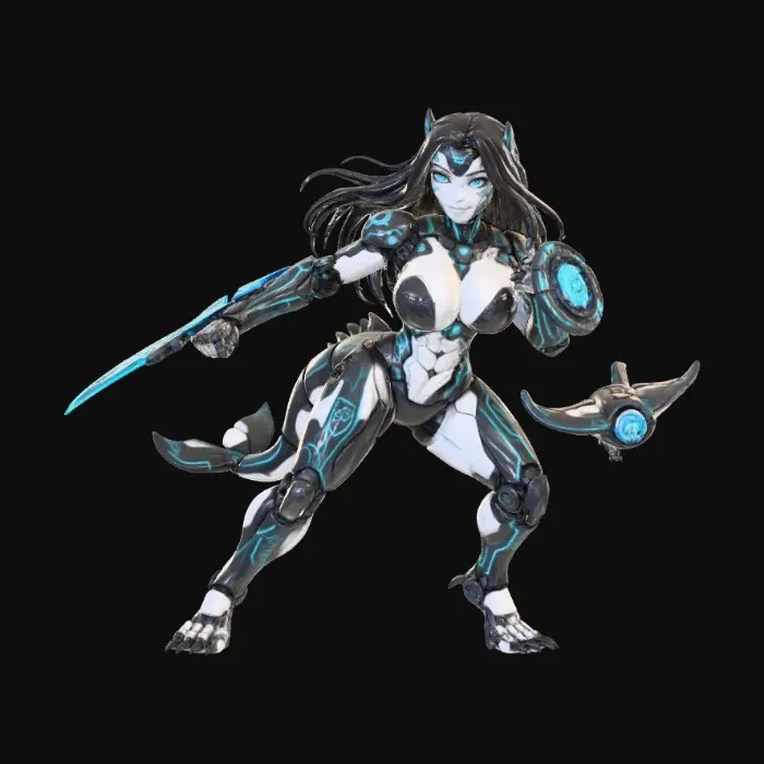 3D model for Orcana the Orca Transformer