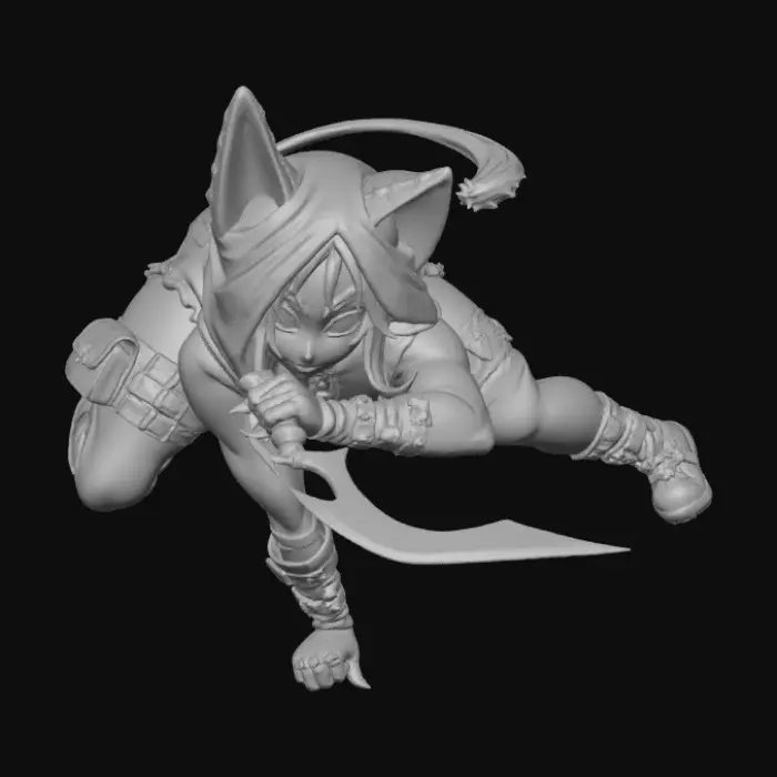 3D model for Cat-Chan rogue