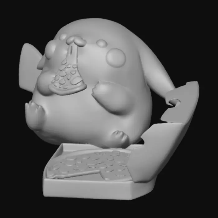 3D model for Pizza Pika