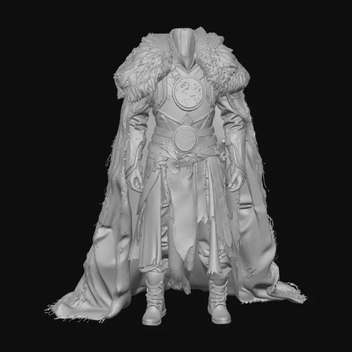 3D model for Viking Warrior Garb