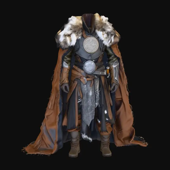 3D model for Viking Warrior Garb