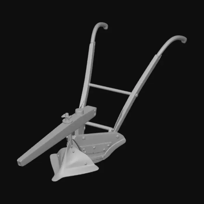 3D model for Antique Wooden Plow