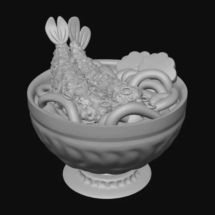 3D model for Tempura Udon Delight