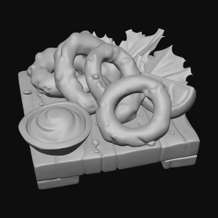 3D model for Crispy Delight