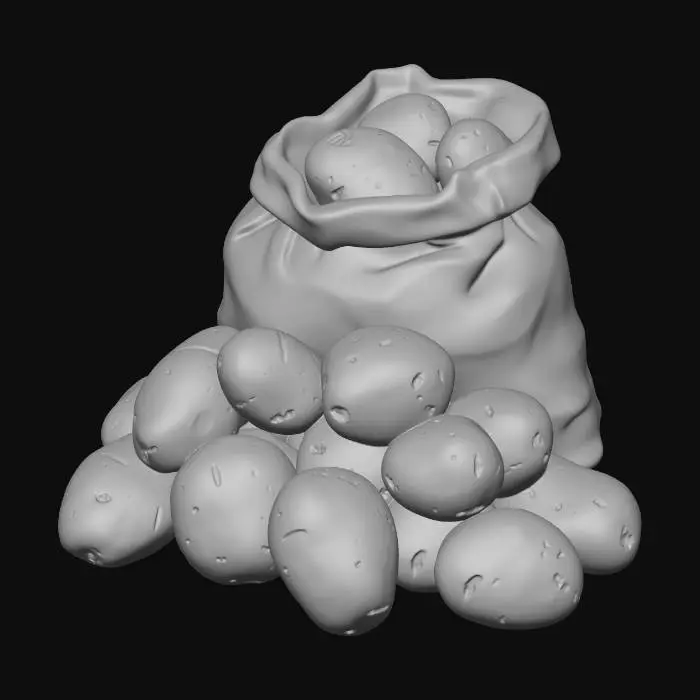 3D model for Potato Harvest