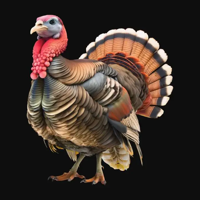 3D model for Majestic Turkey