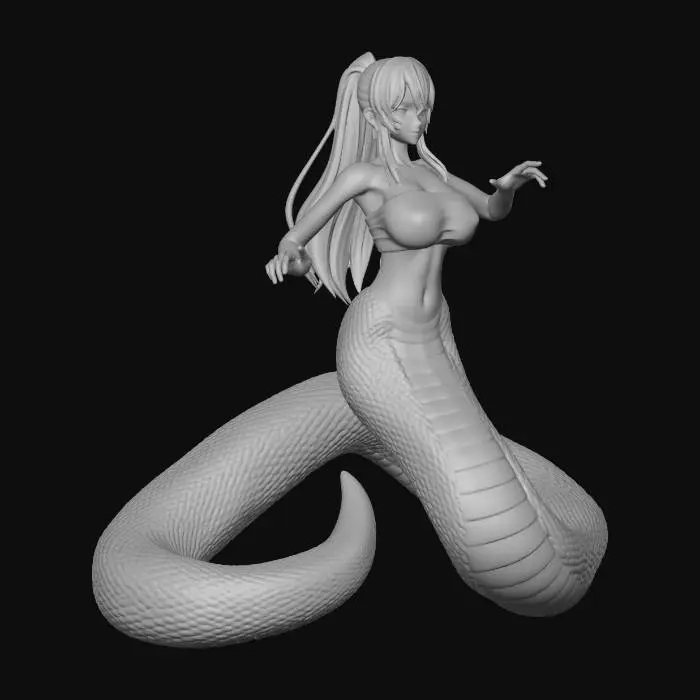 3D model for Violet Serpent Empress