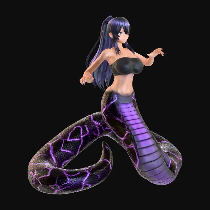 3D model for Violet Serpent Empress