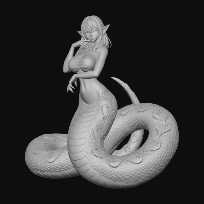 3D model for Heartbound Serpent Siren