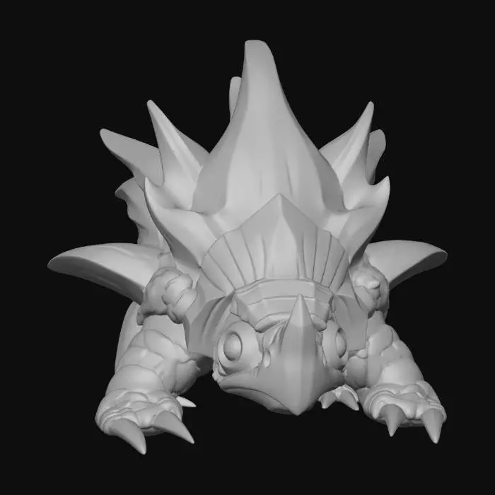 3D model for Azure Stegosaurus