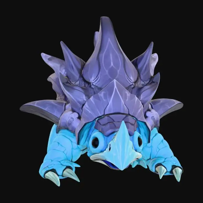 3D model for Azure Stegosaurus