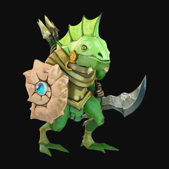 3D model for Emerald Shieldwyrm