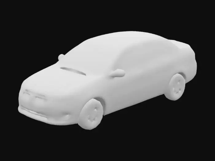3D model for Car in Motion