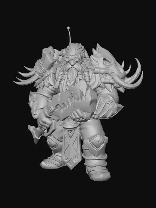 3D model for Frostforged Warsmith