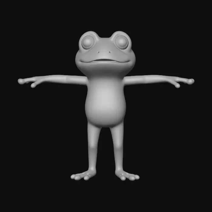 3D model for Frog Pose
