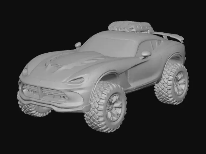 3D model for Rugged Racer