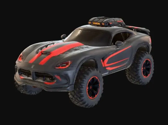 3D model for Rugged Racer