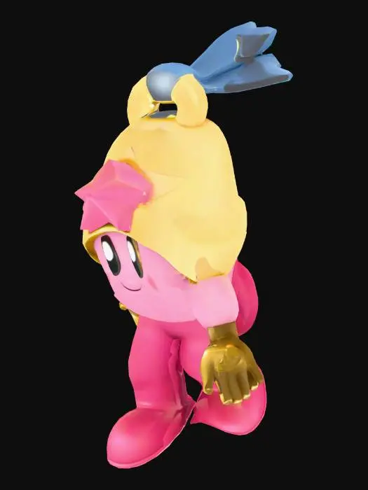 3D model for Kirby Bell Power-Up
