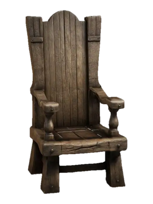 Rustic Tavern Chair por MiniMeDnD — miniatura de DnD personalizada criada com o Meshy AI