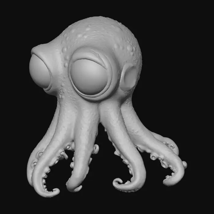 3D model for squid